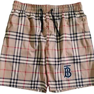 BURBERRY NOVA CHECH MENS SIZE 2XL DRAWSTRING SWIMMING TRUNKS NWOT!